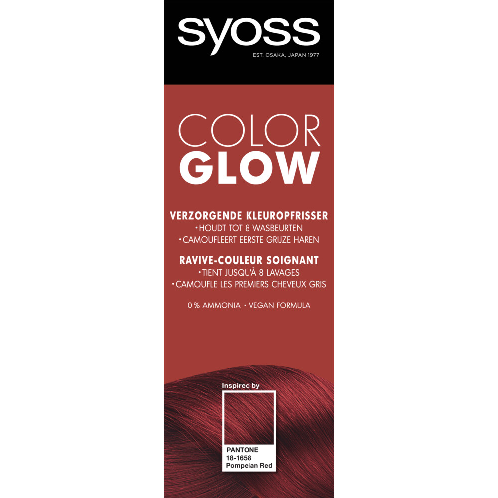 Syoss Color Glow Kleuropfrisser Pompeian Red100 ml
