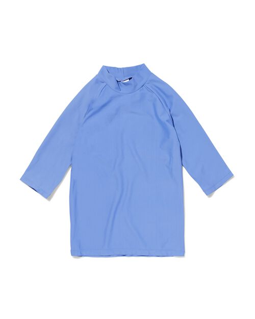 t-shirt de natation enfant anti-UV avec UPF50 bleu clair