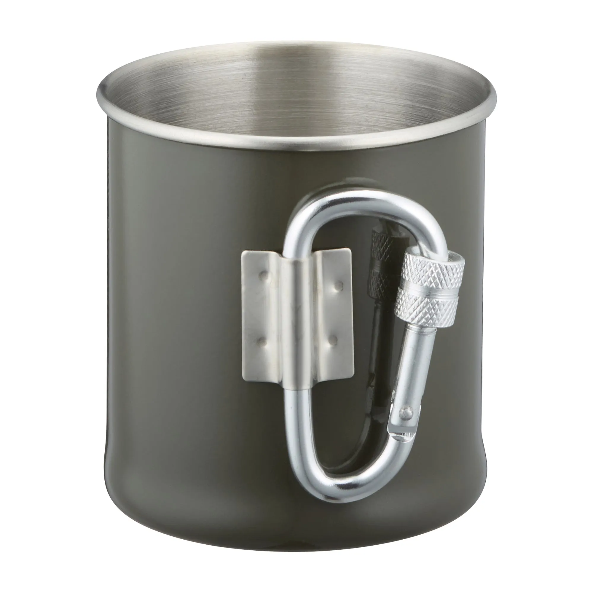 Mil-Tec -  Karabinerbecher Edelstahl 250 ml