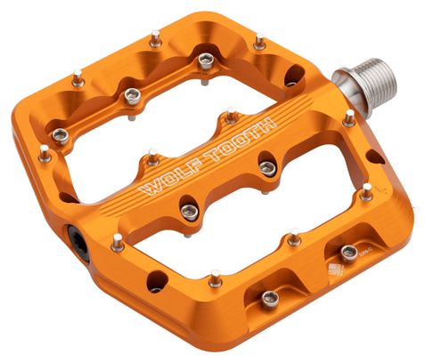 Paire de Pédales Plates Wolf Tooth Waveform Small Orange