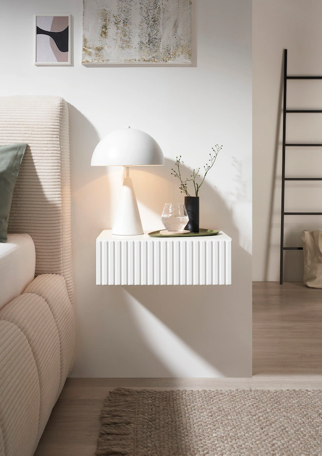 Schlafkontor Nachtkommode »Taboni Nachttisch, Nachtkonsole mit Push-to-open« Wandmontage