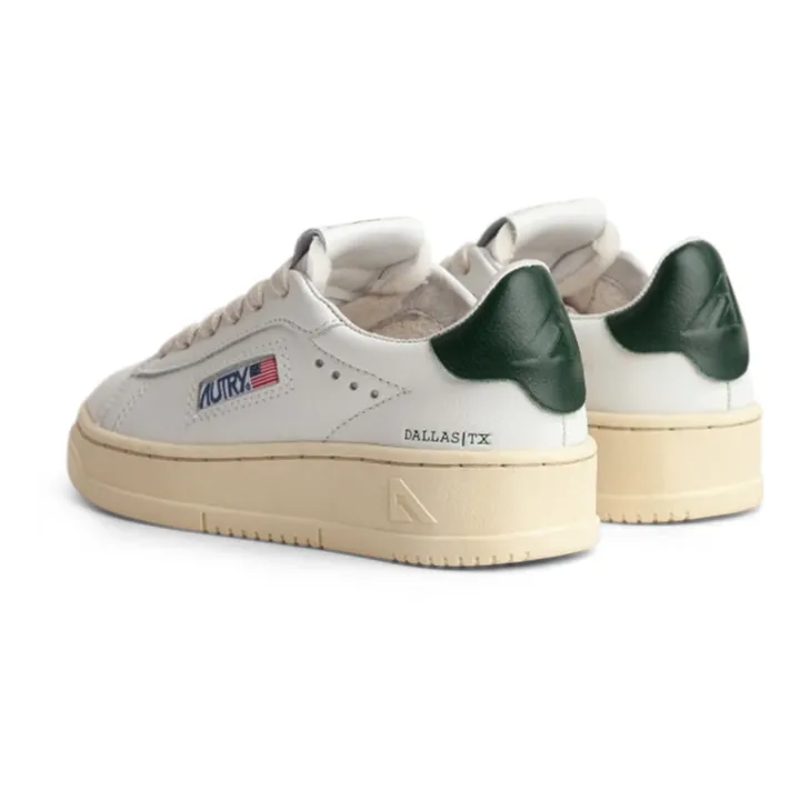 Autry Baskets Kids Medalist Low Cuir | Vert foncé