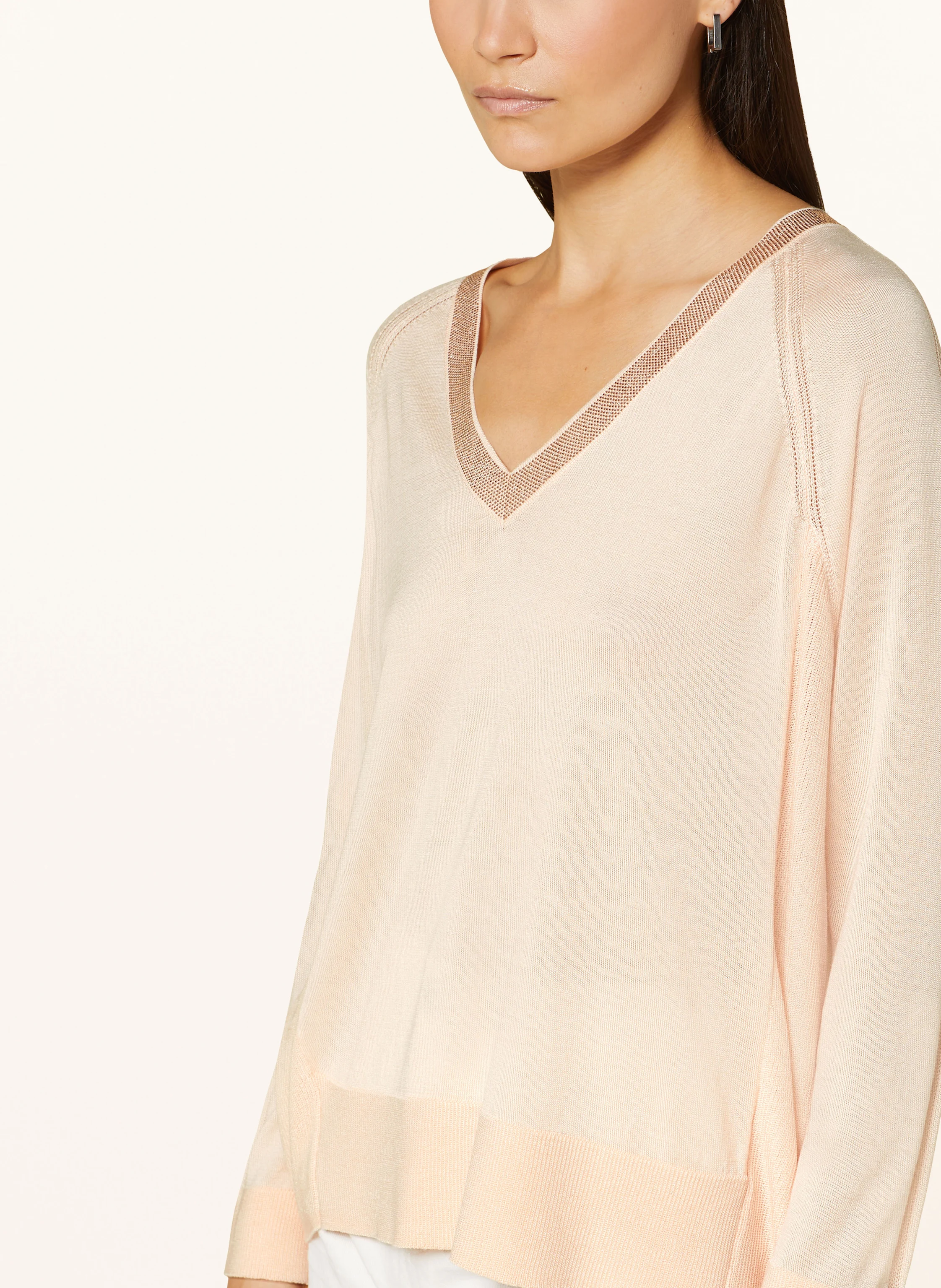 MARC AUREL Pullover mit Schmucksteinen