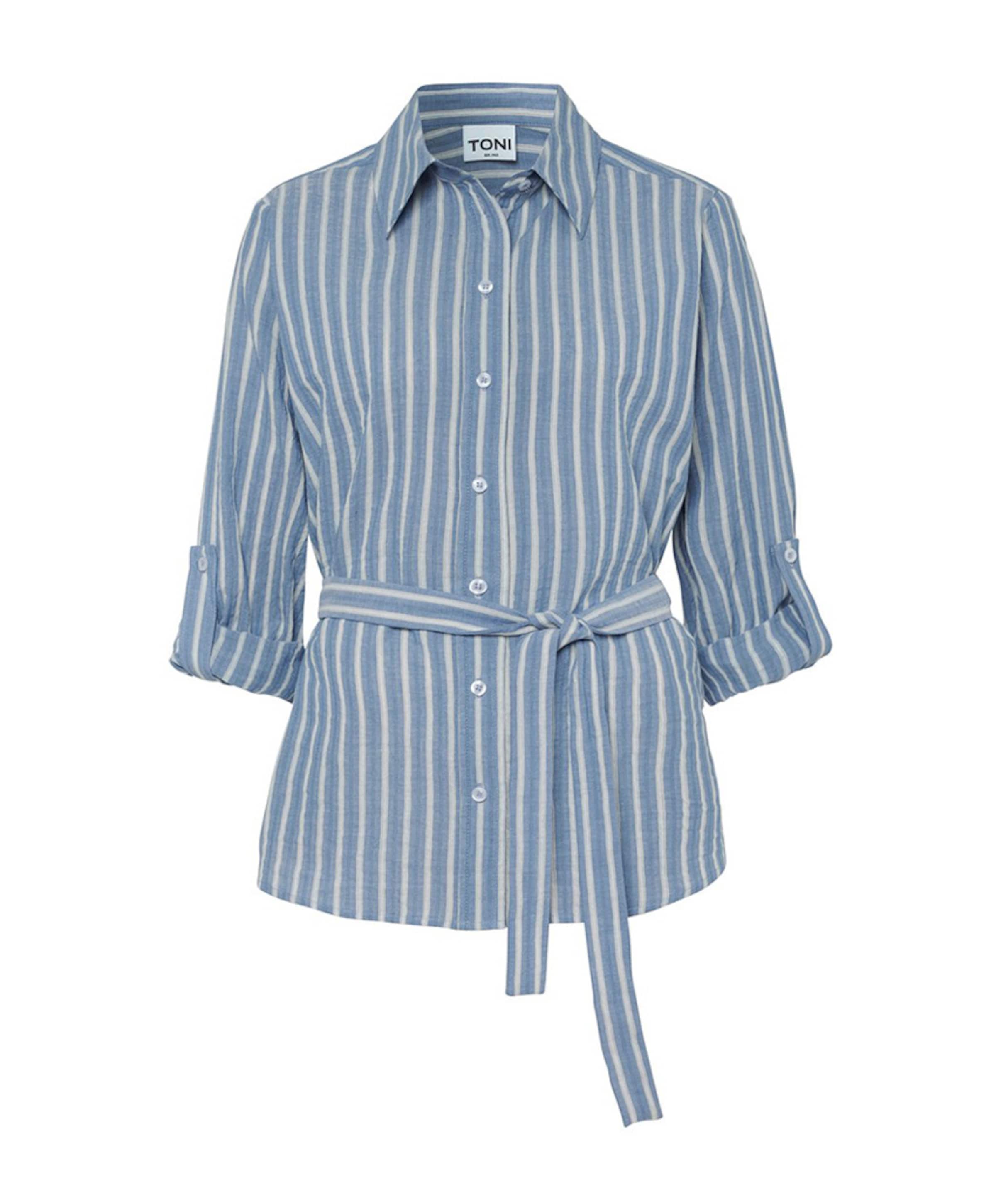Toni Dames blouse blauw