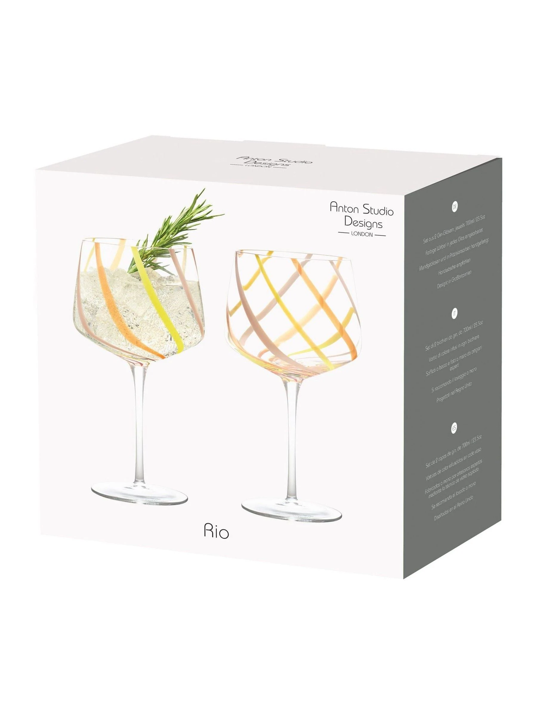 Anton Studio Designs - Set van 2 Rio Gin-glazen