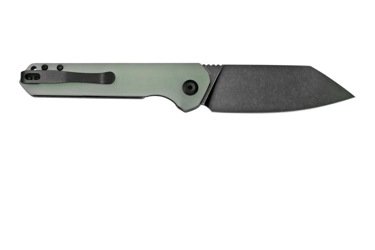 Kansept Bulldozer T1028A2 Blackwashed, Jade G10 zakmes, Kim Ning design