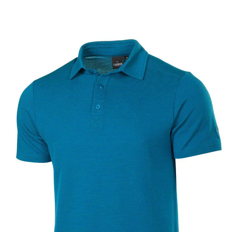 Ivanhoe Elis Electric blauwe heren polo