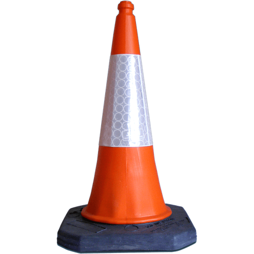 Cône de signalisation Lesté STARLUX - Réfléchissant - Classe 2