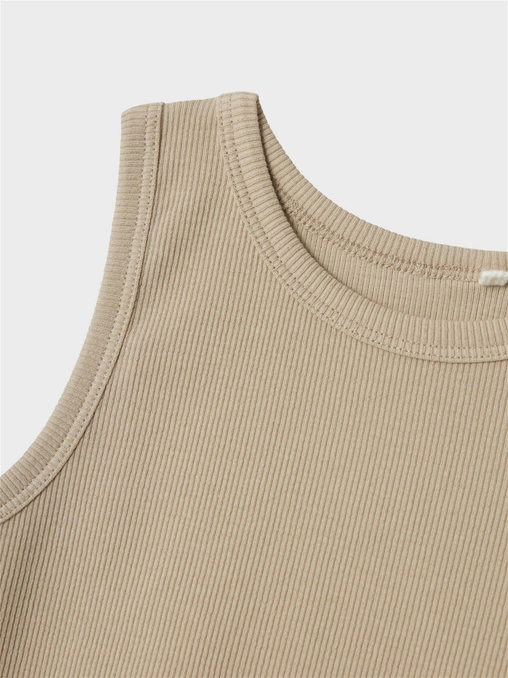 NAME IT top NKFNAKAL SL CROP TOP NOOS beige