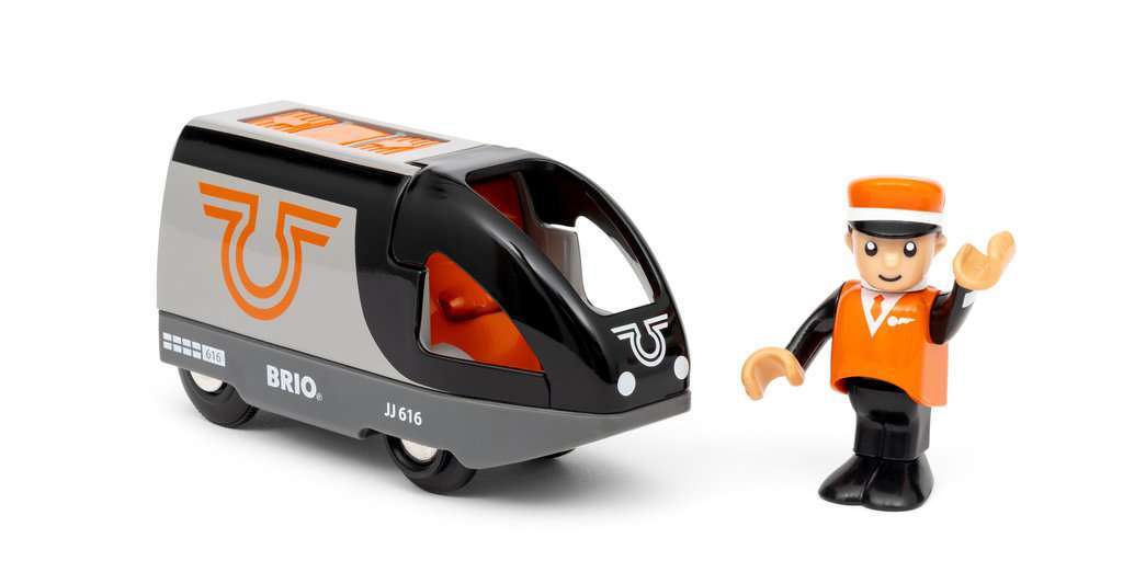 BRIO Spiel Orange-schwarzer Reisezug