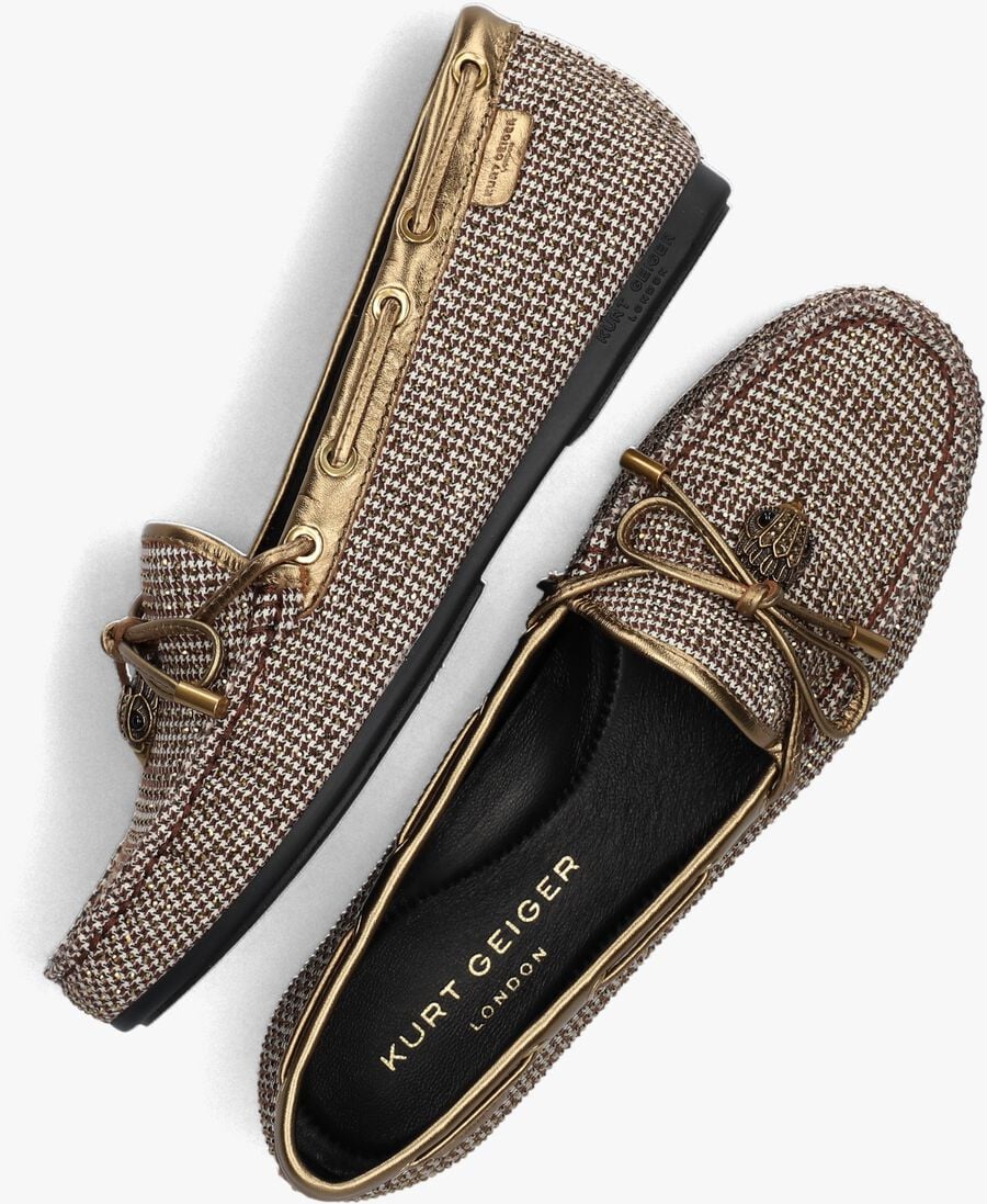 KURT GEIGER LONDON beige kurt geiger london mocassins eagle moccasin