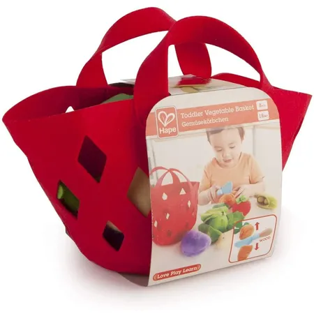 Hape Gemüsekörbchen Zubehör für Kinderküchen und Kaufmannsladen