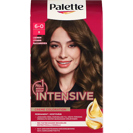 Permanent hårfarve 6-0 Dark Blonde m. naturlige olier