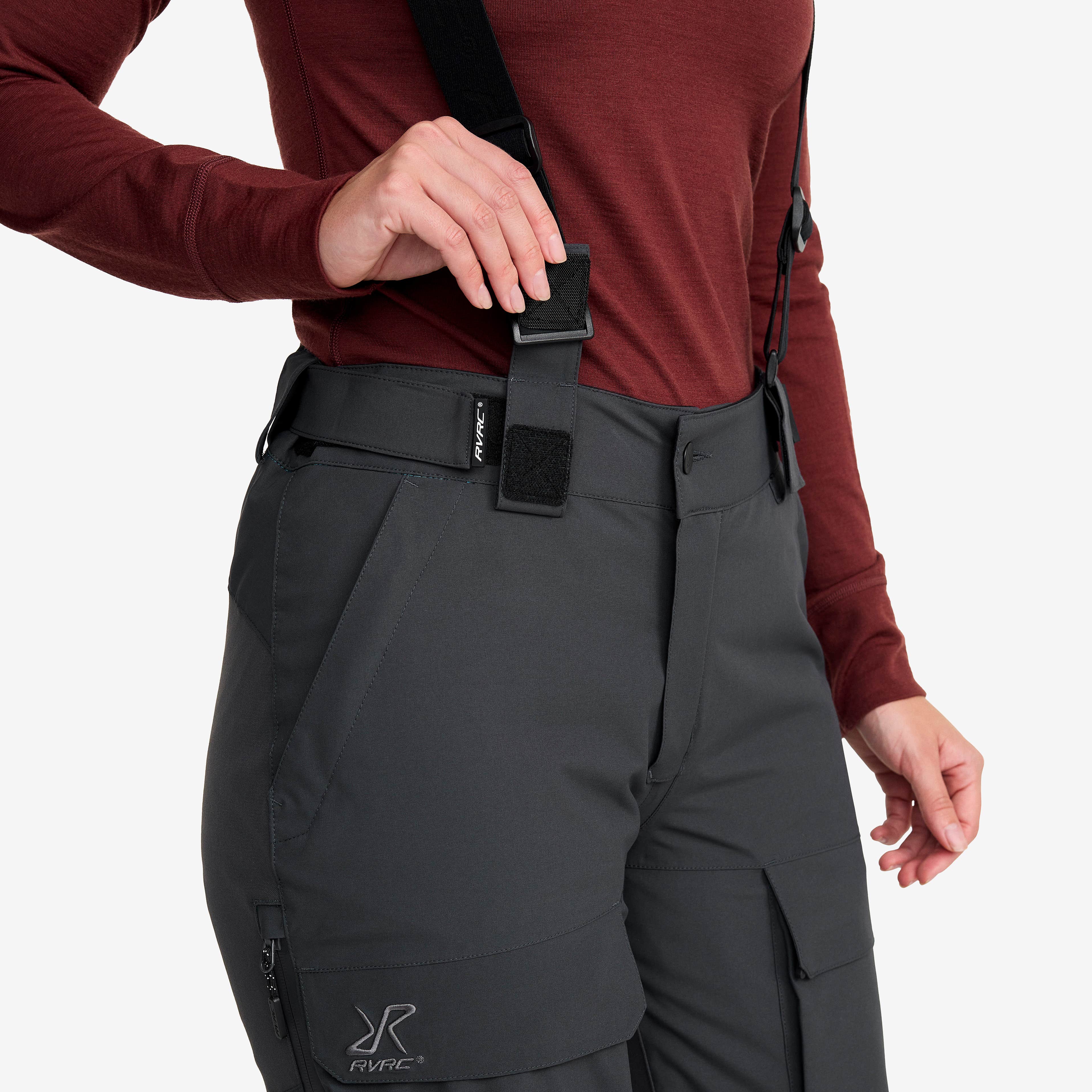 Halo 2L Insulated Ski Pants Dame Anthracite