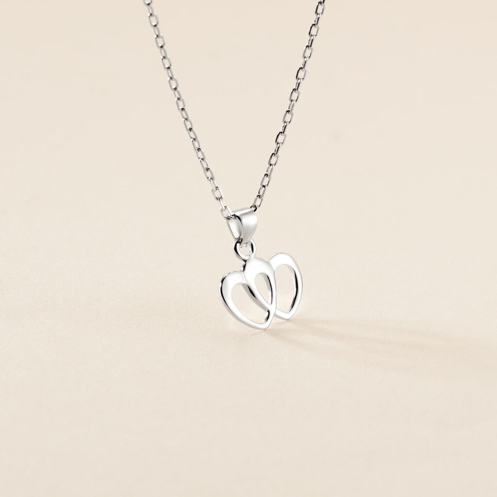 Pendentif Lehinaae Argent Blanc