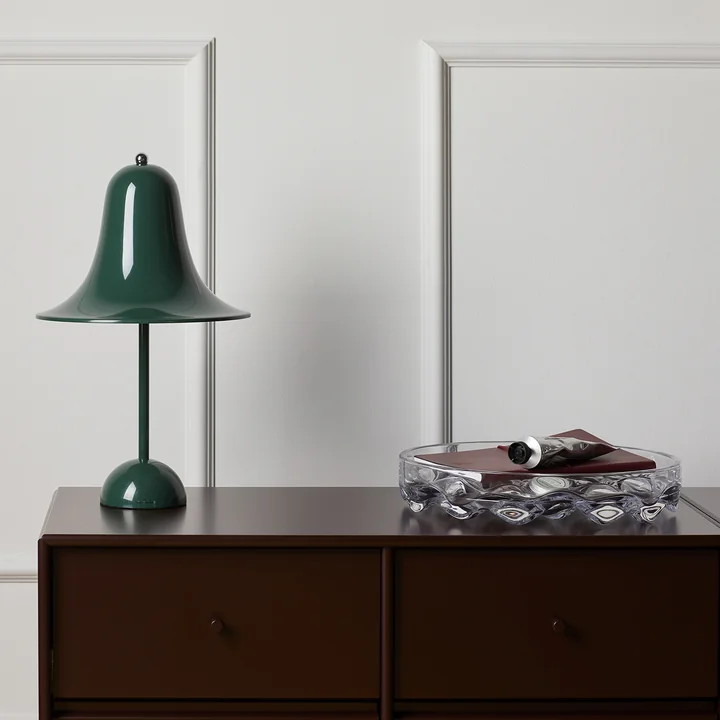 Verpan - Pantop Tischleuchte, Ø 23 cm, mintgrau