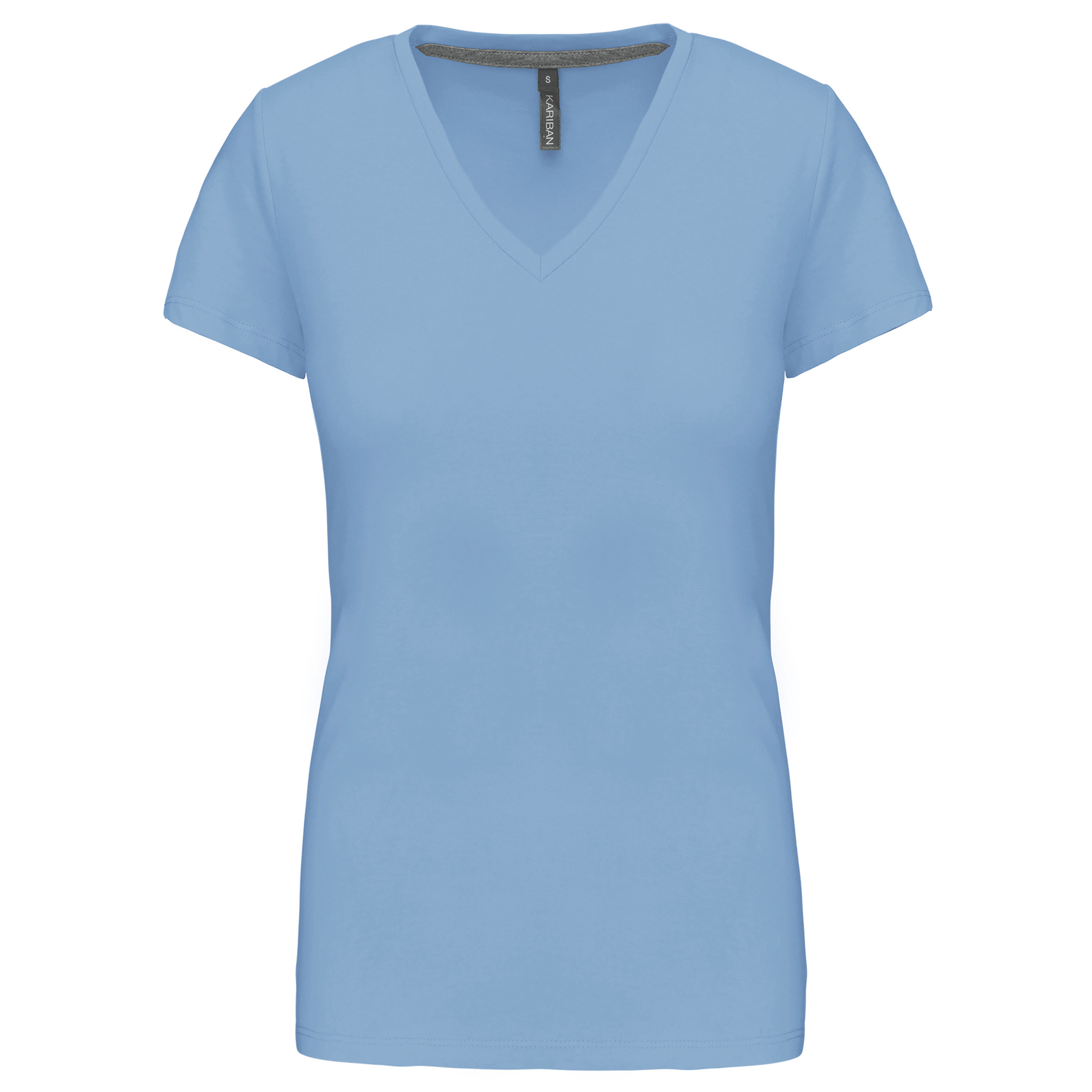 Kariban K381 - T-SHIRT COL V MANCHES COURTES FEMME