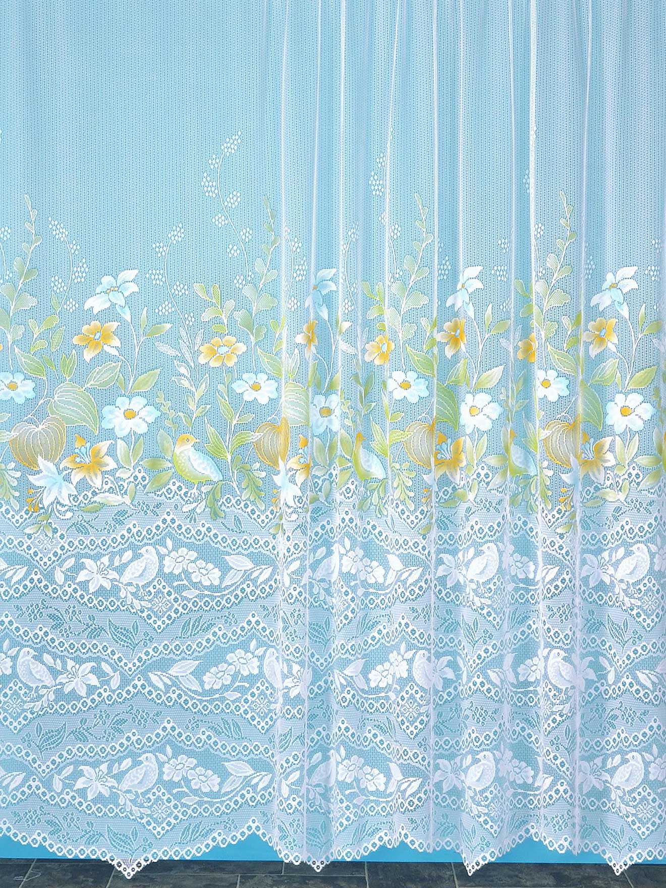 Panneau modulable fleurs et oiseaux