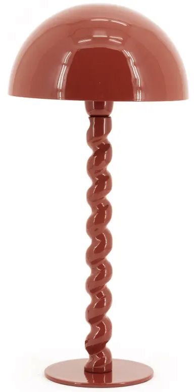 Tafellamp - coral red | 230230 Luox ⌀25  x H50 cm
