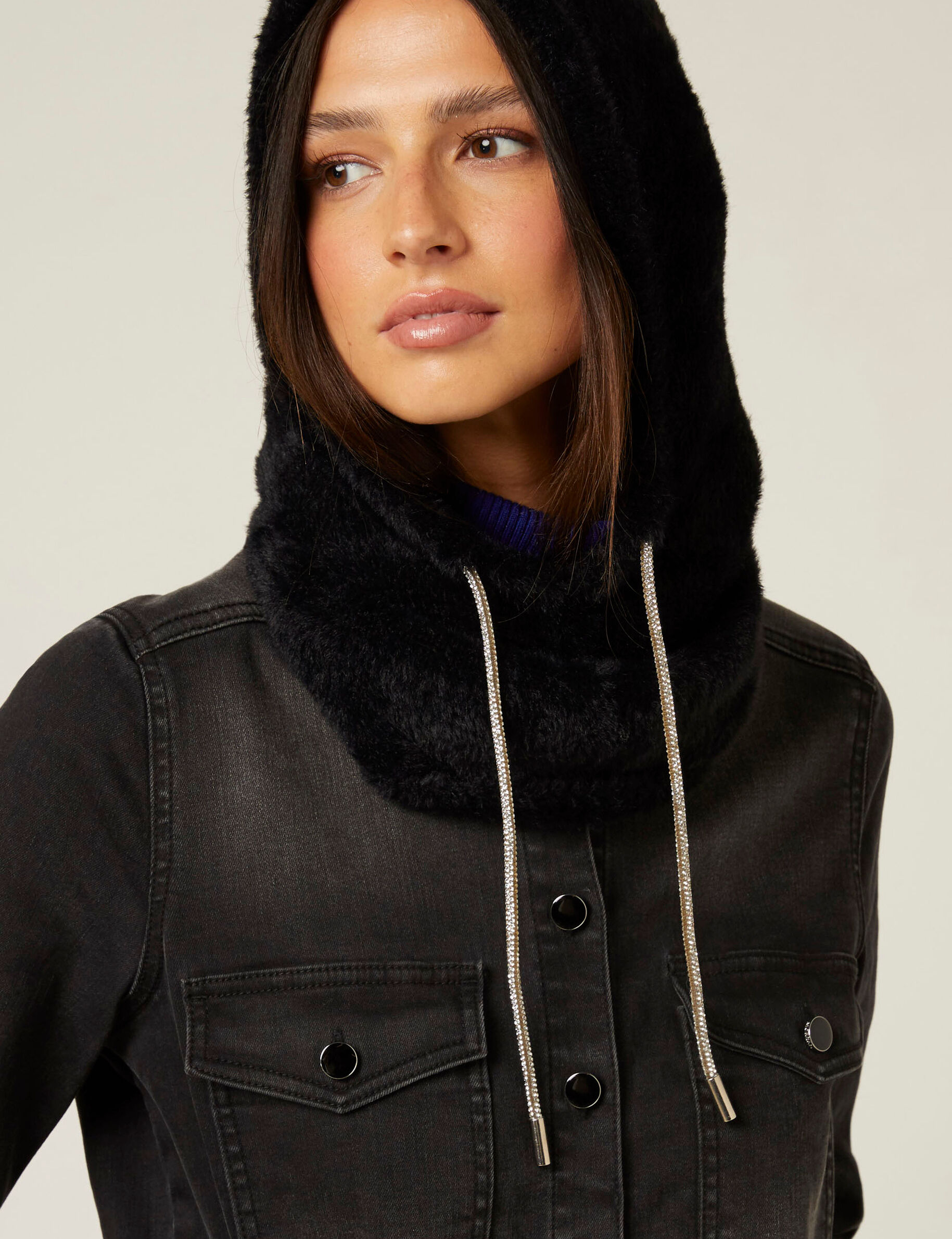 Cagoule noir femme - noir