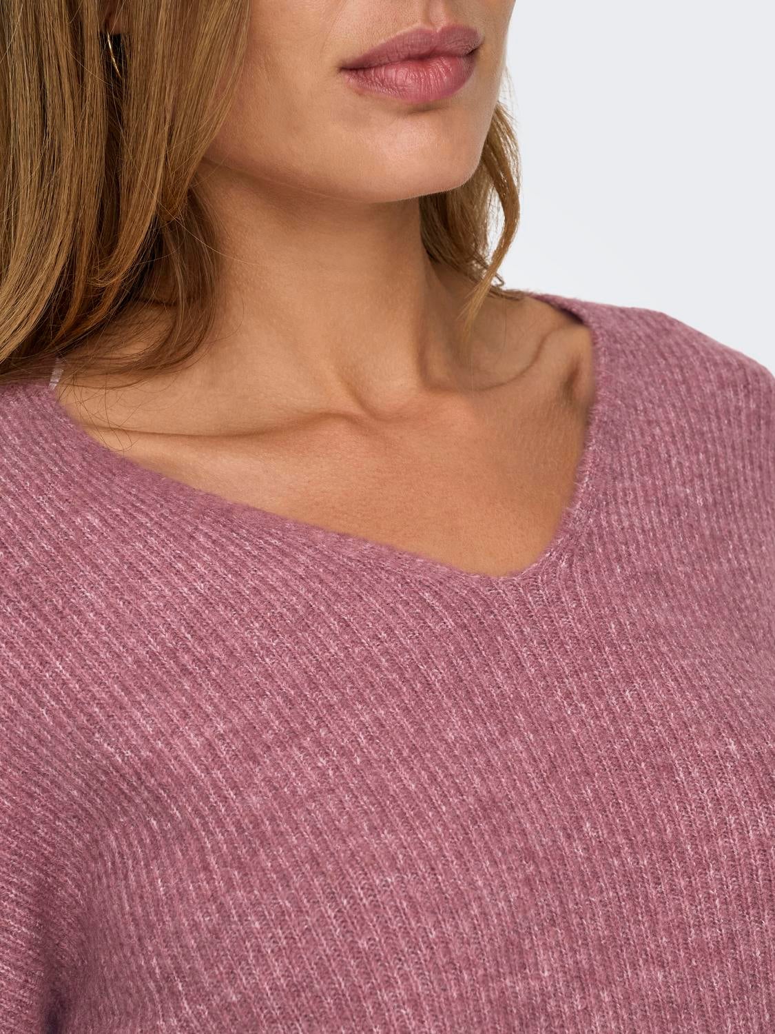 ONLCAMILLA Strickpullover Crushed Berry