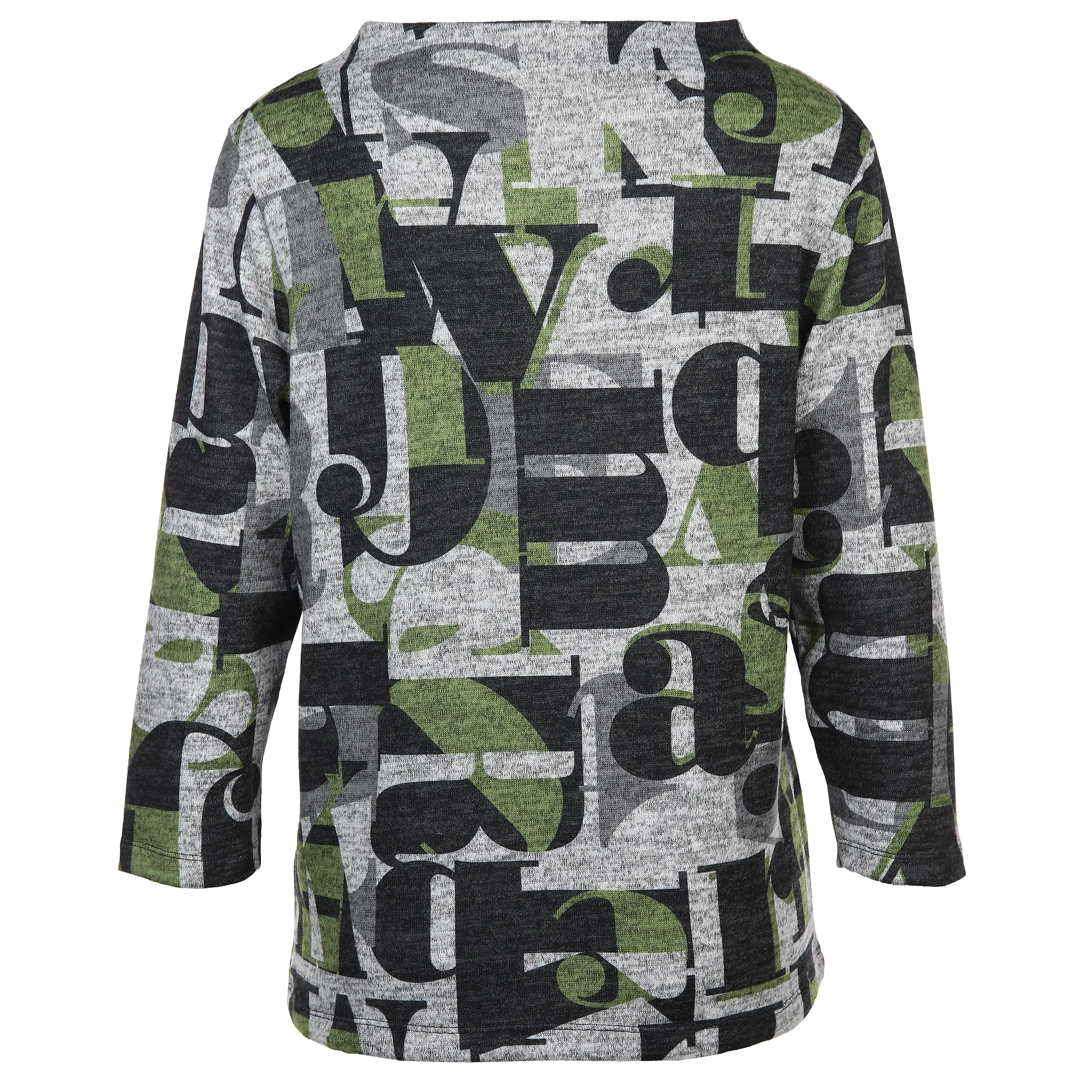 Damen Flauschshirt mit Ziernieten