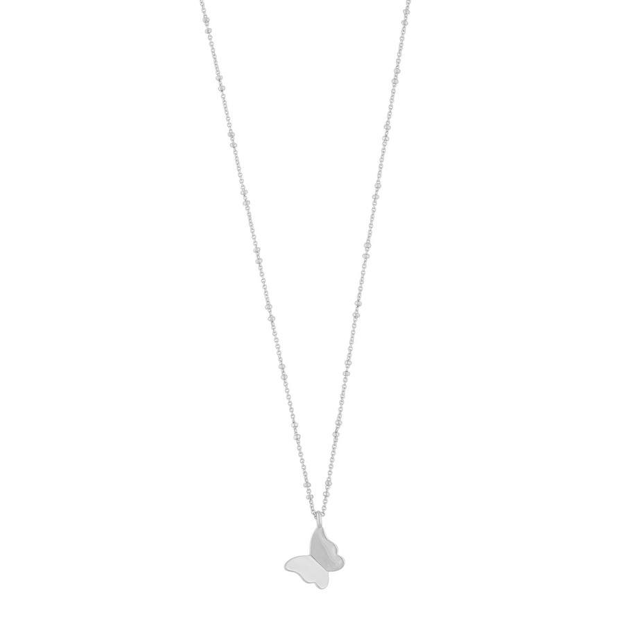 Snö Of Sweden Vega Big Pendant Necklace Plain Silver