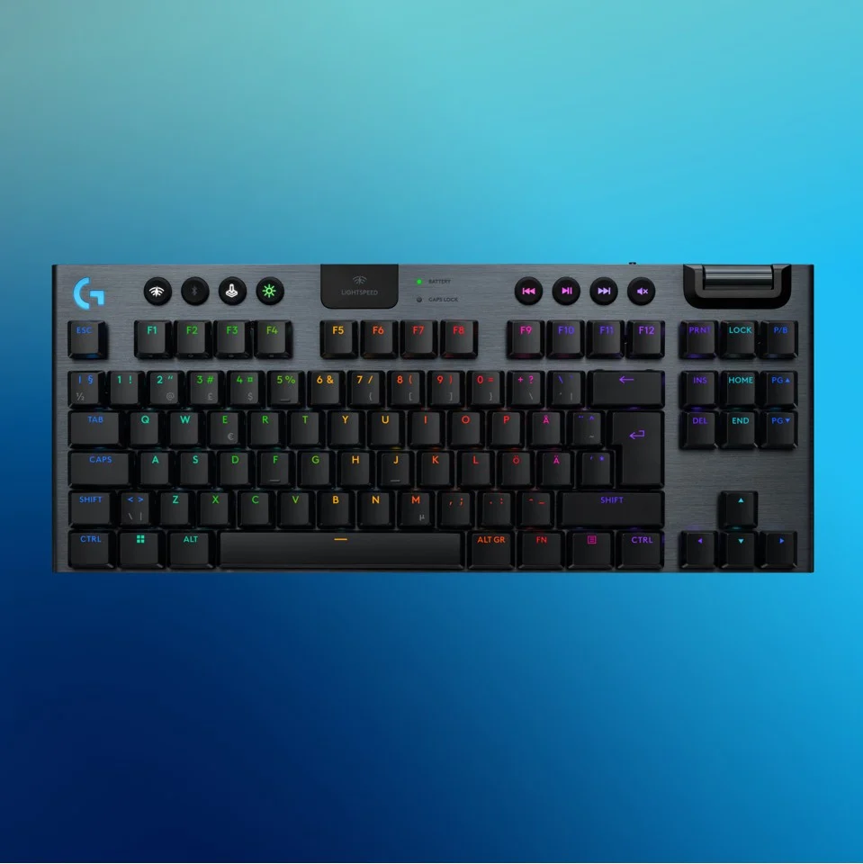 Logitech - G915 X LIGHTSPEED TKL Low-Profile Wireless Gaming Keyboard