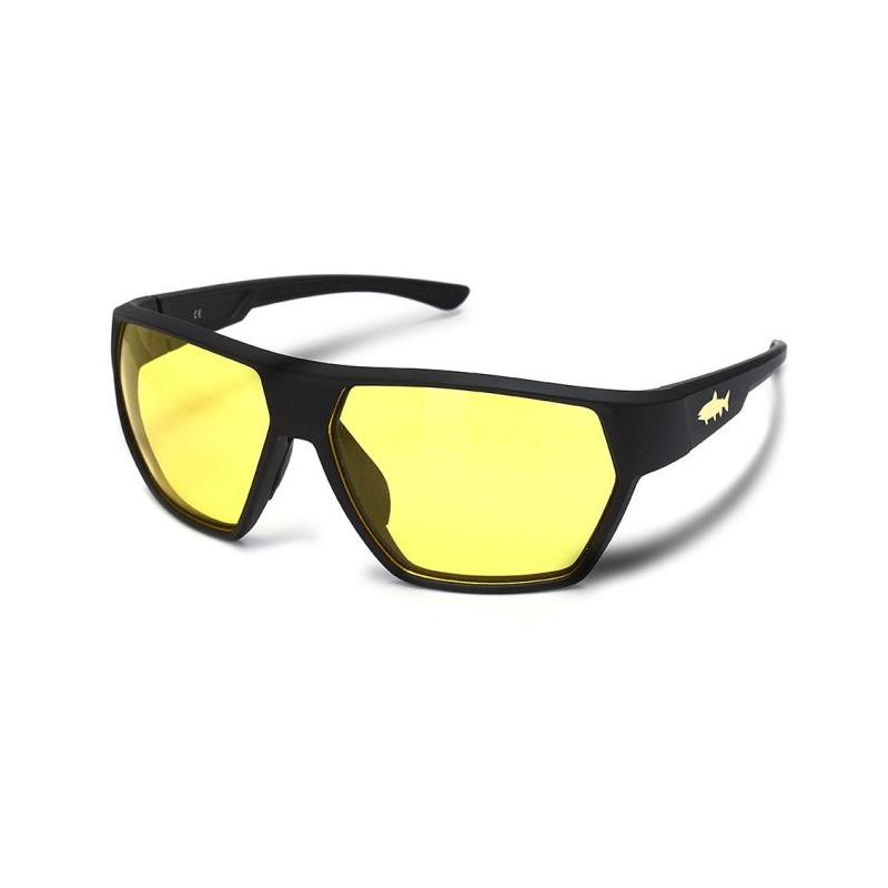 Lunettes Polarisantes Big Fish 1983 Realistic Trout Yellow - Frame Mat Black