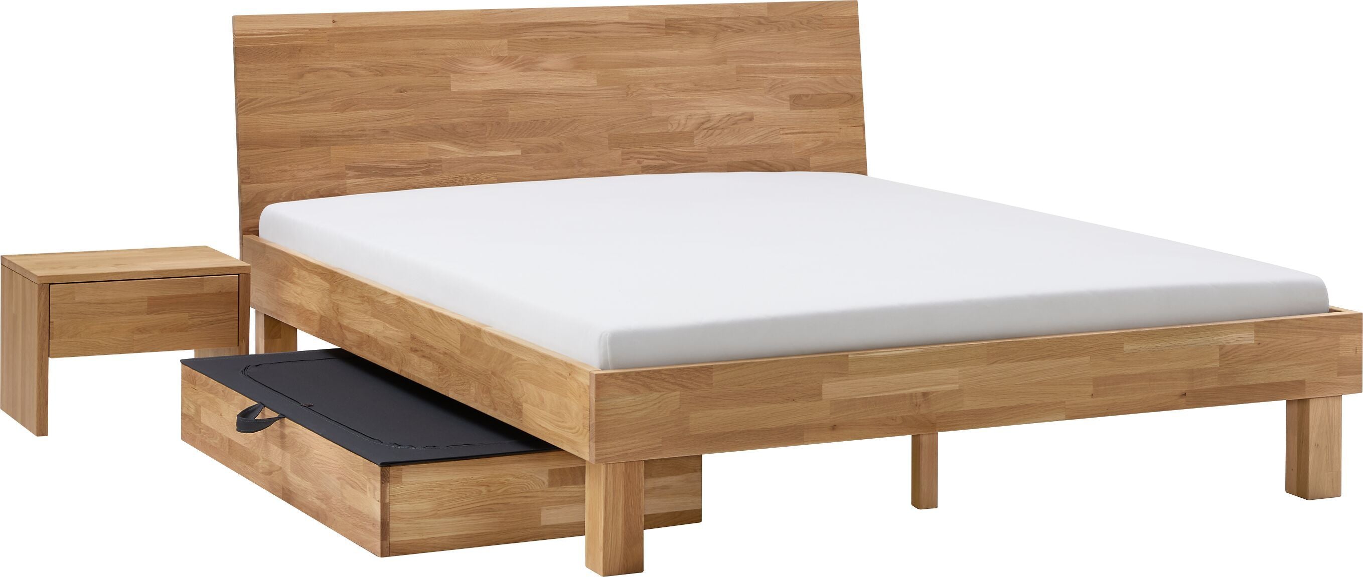 CARA Bett - Eiche / B: 180.0 cm x T: 200.0 cm