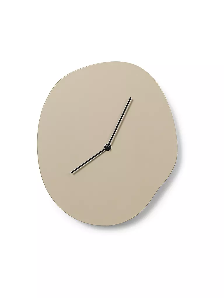 FERM LIVING Wanduhr MELT Cashmere beige