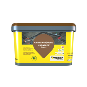 Weber Beamix onkruidmijdend voegzand hard antraciet 15 kg