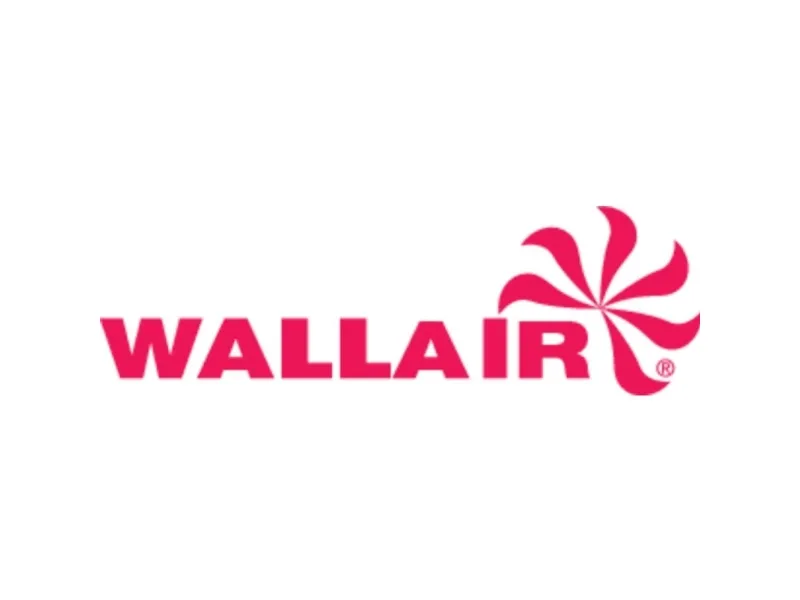 Wallair 20200151 Fladkanals-ventilationssystem 125 Overgangsstykke 100/125