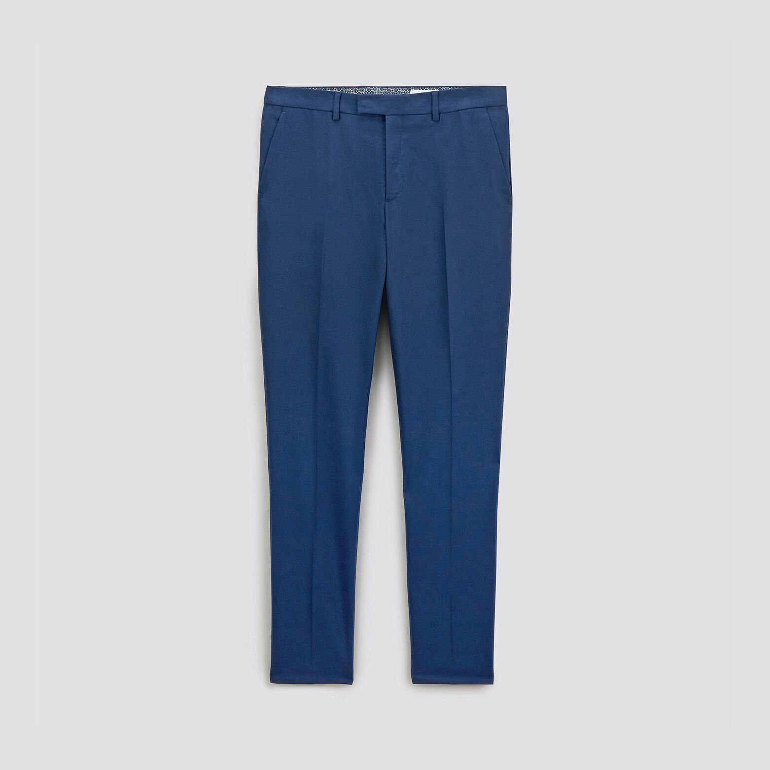Pantalon de costume slim Bleu moyen