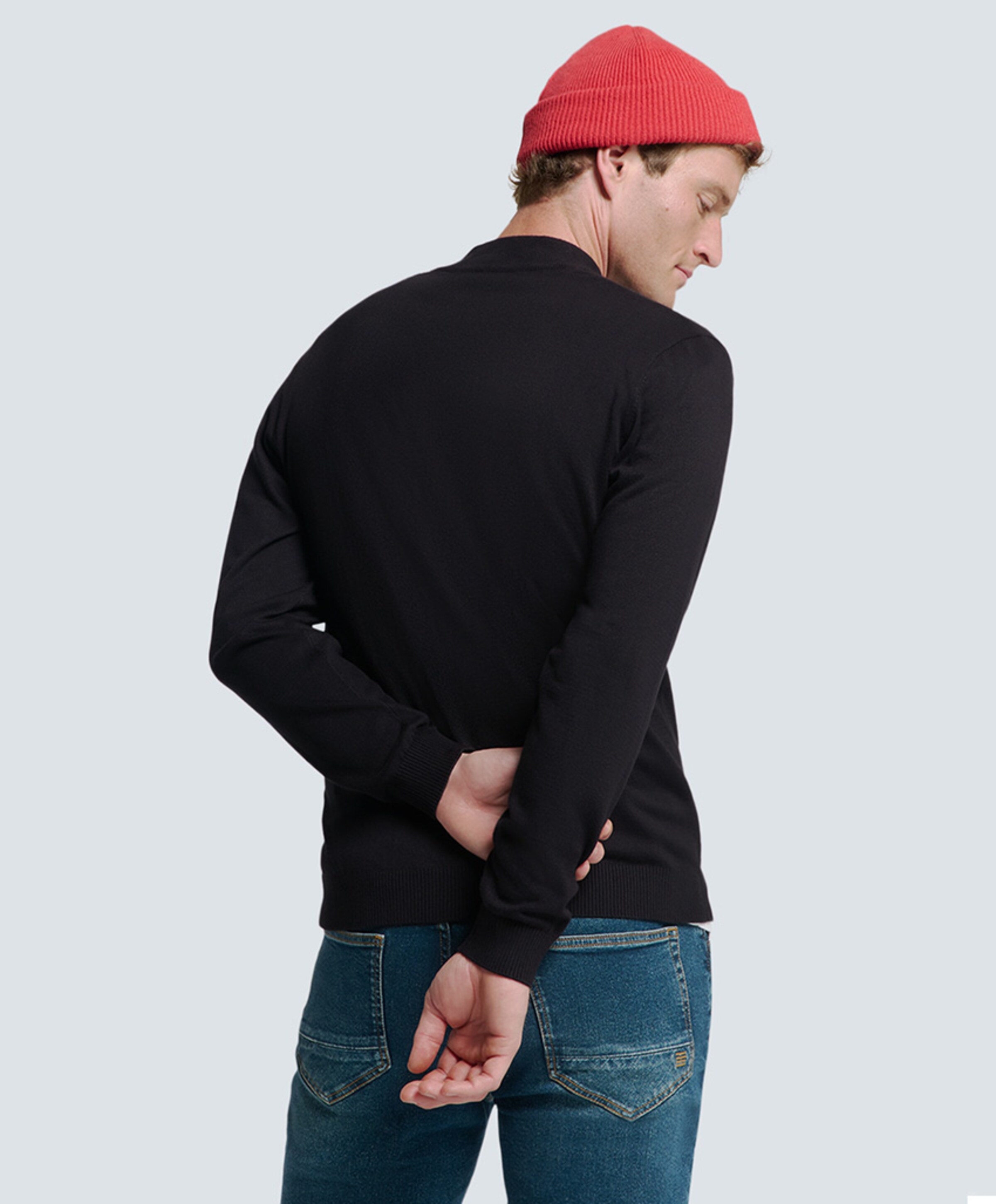No Excess Heren vest zwart