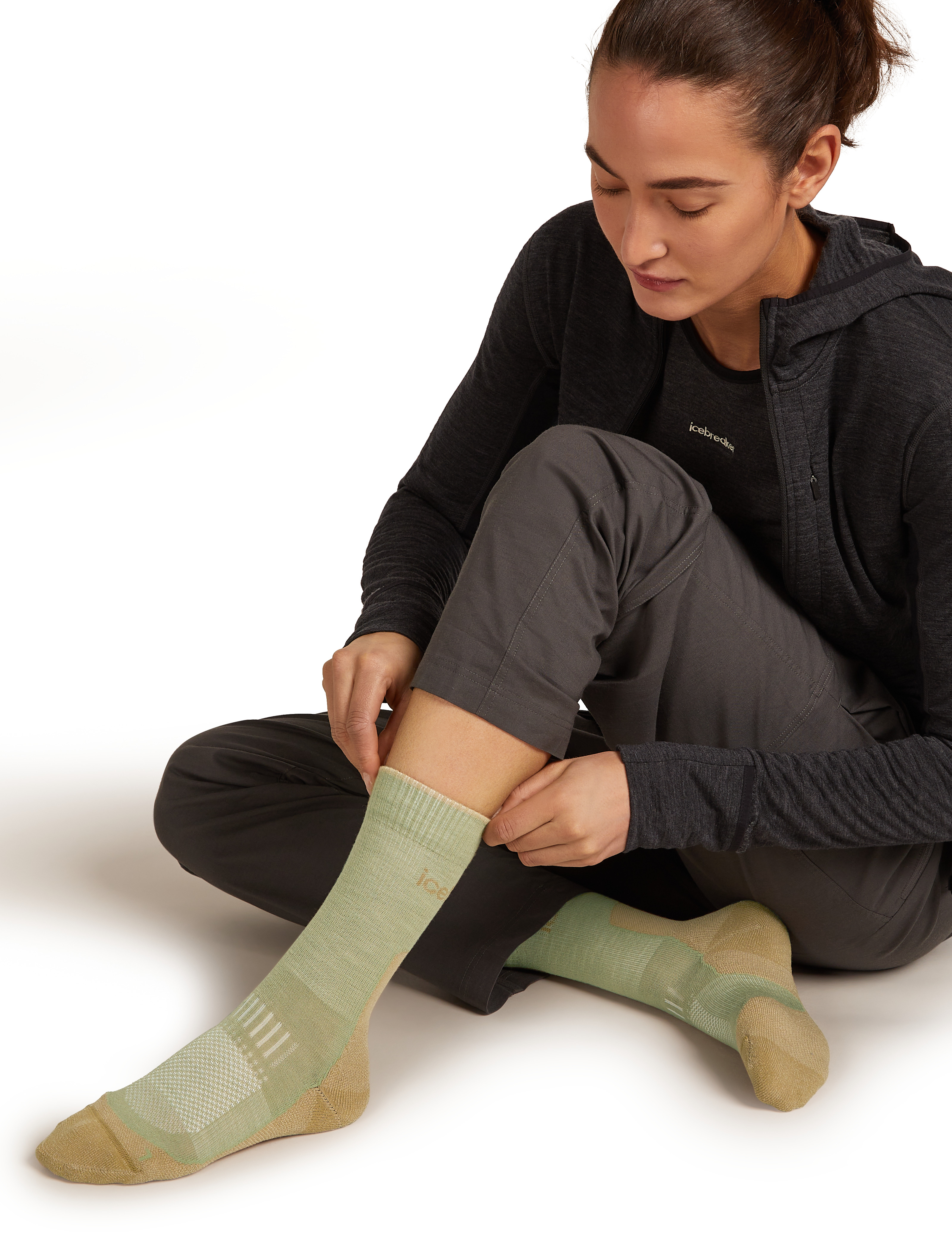 W Merino Hike  Light Crew
