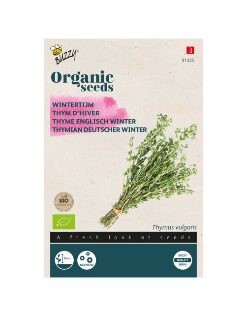 Buzzy Organic Winter Tijm - Bio - Kruidenzaden - 150 g