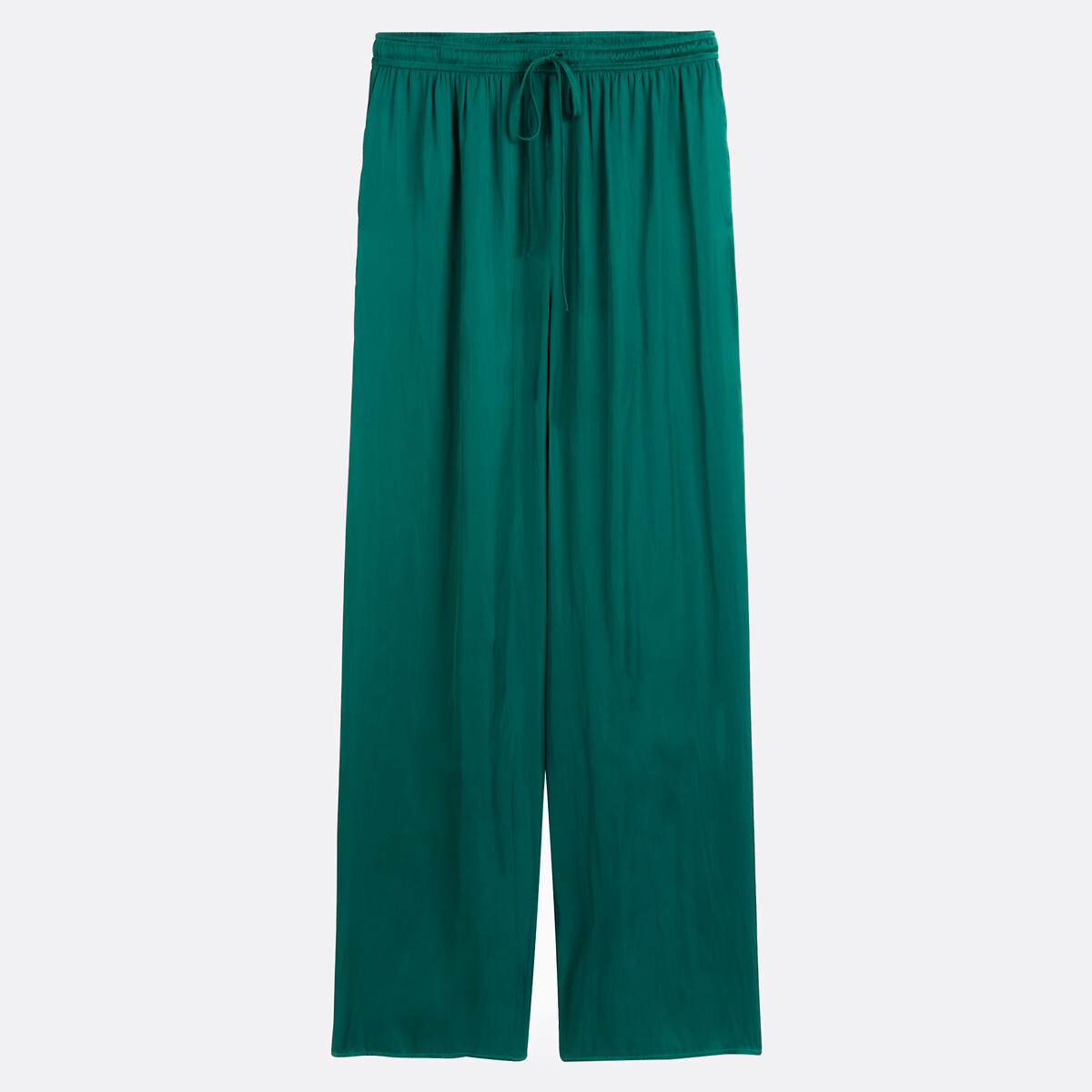 COLEÇÕES LA REDOUTE<br>Calças amplas e fluidas com cintura elástica