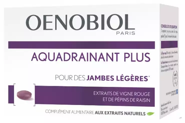Aquadrainant Plus Oenobiol - 45 Comprimés