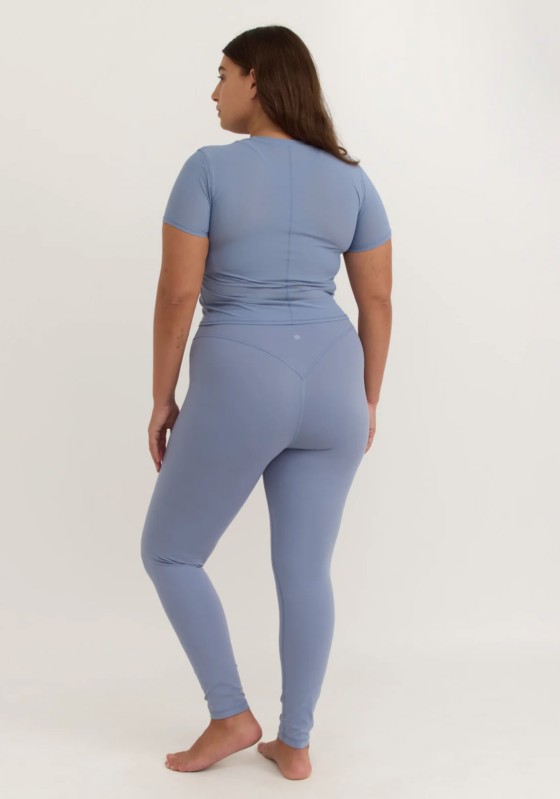 Organic Basics Sport-Leggings Active Misty Blue