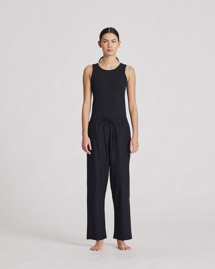 Gai&Lisva Astrid Pant solid Poplin GOTS 243975 Black