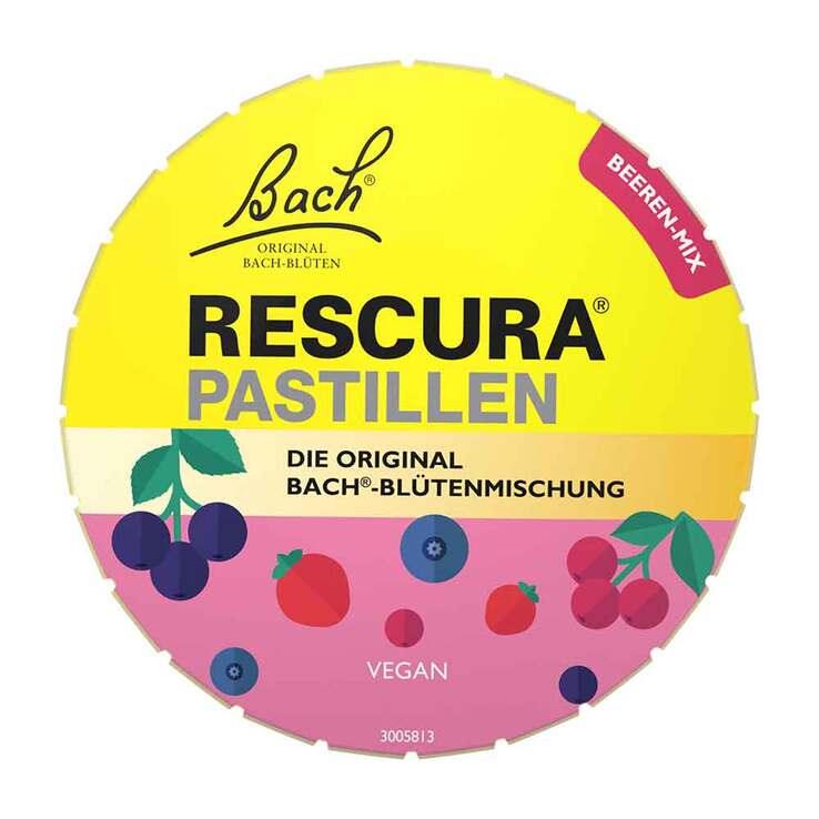 Bachblüten Original Rescura Pastillen Beeren-Mix, 50 g