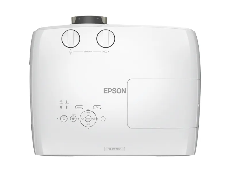 Epson EH-TW7100 - 3LCD-projektor - 3D - 3000 lumen (hvid) - 3000 lumen (farve) - 3840 x 2160 (2 x 1920 x 1080) - 16:9 - 4K - hvid