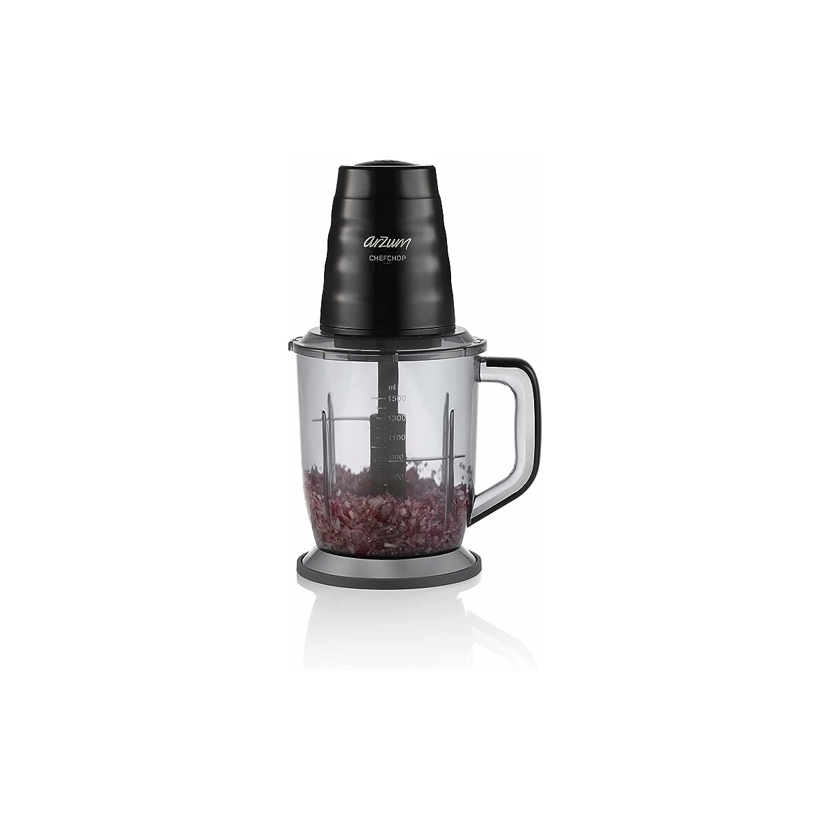 Arzum AR1161 Chefchop Chopper S-Klingen Chopper-Effekt 1,5l Schwarz