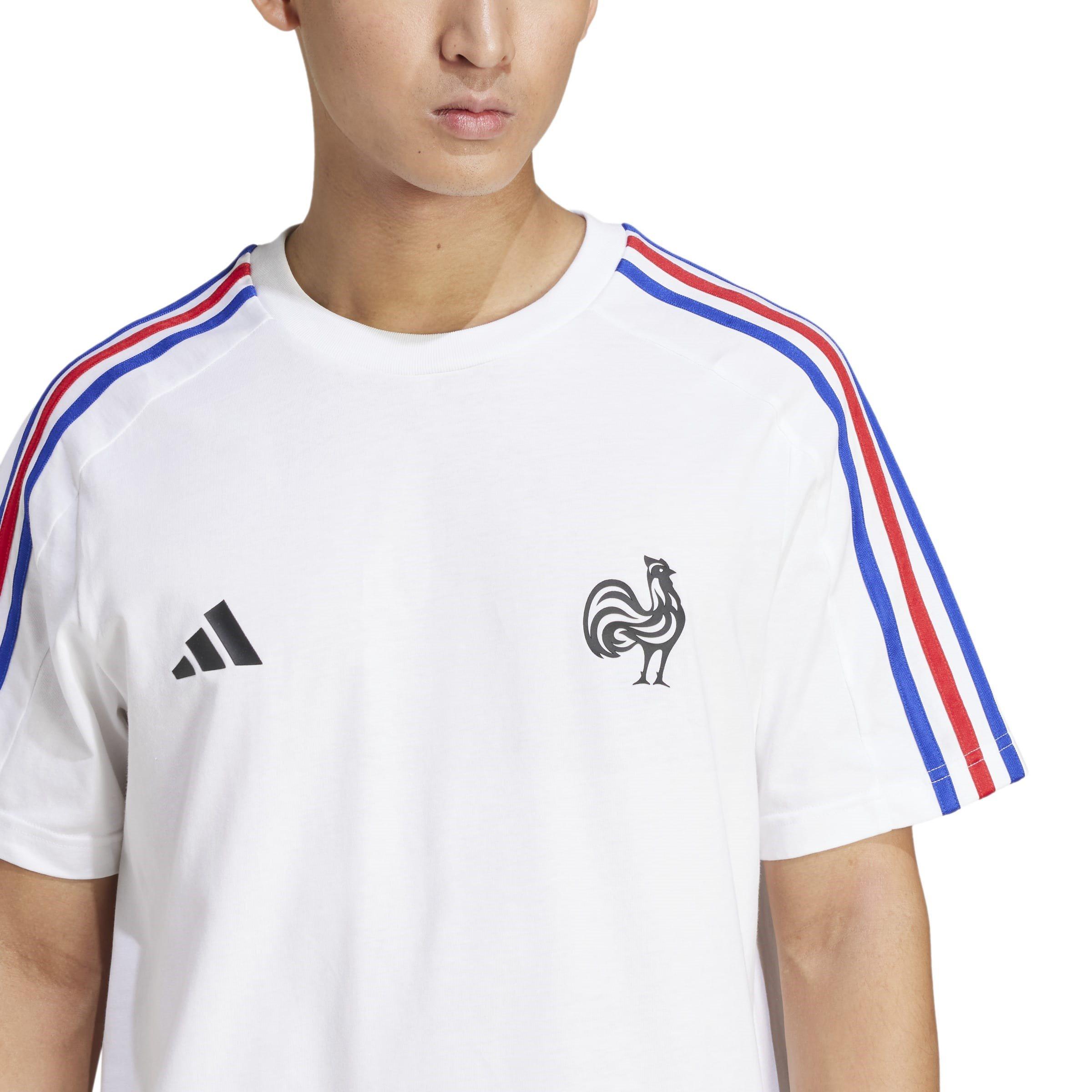 adidas France Essentials 3 Stripes T Shirt Mens