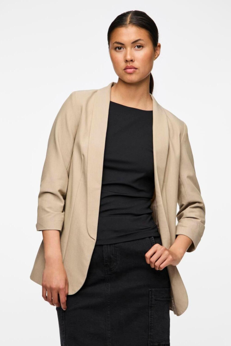 Pieces beige dames blazer