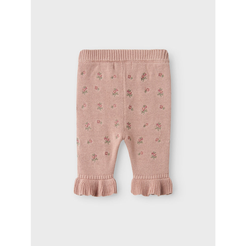 Køb Lil'Atelier Shadow Gray Emlen Strik Bukser