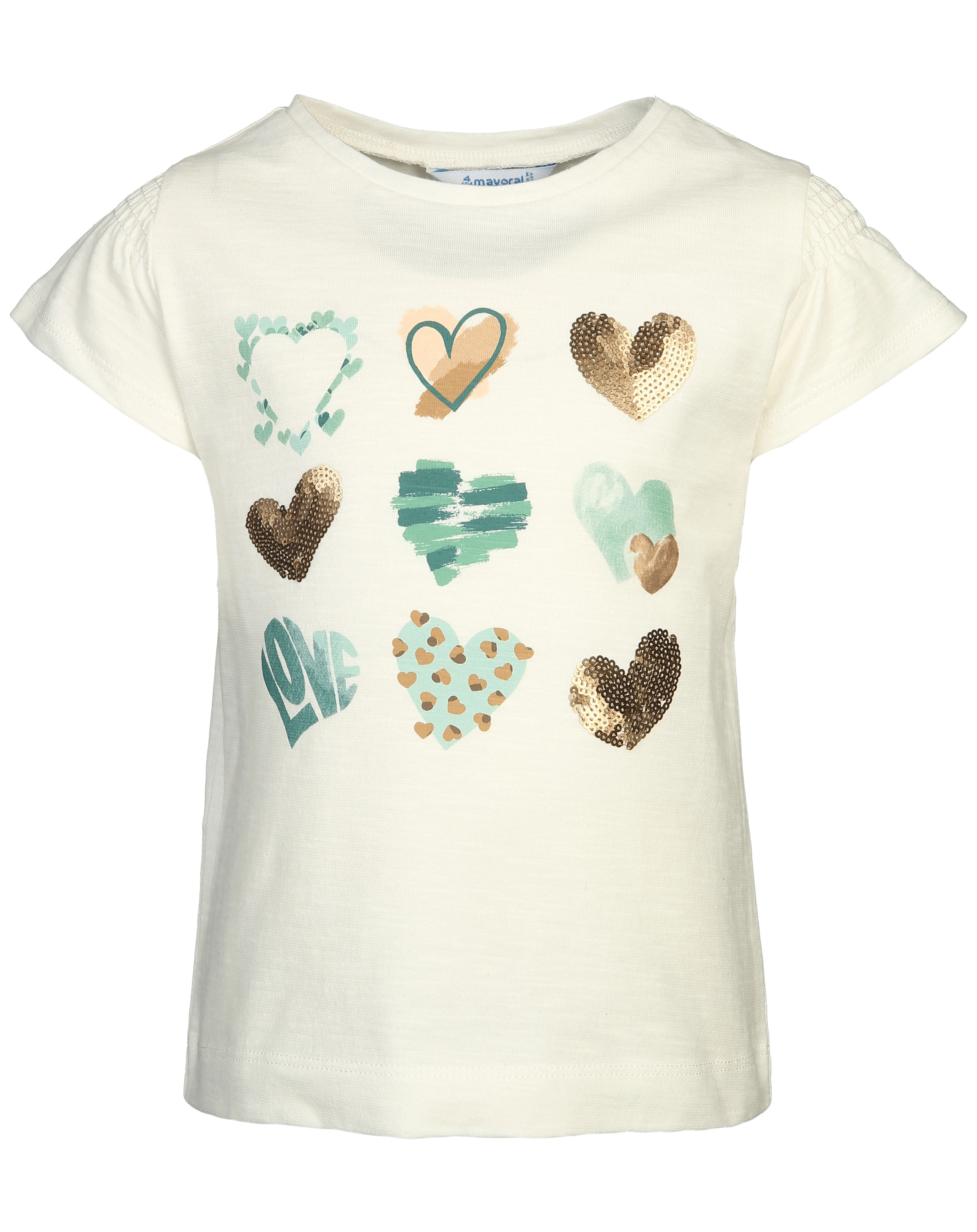 T-Shirt HEARTBEAT in weiß