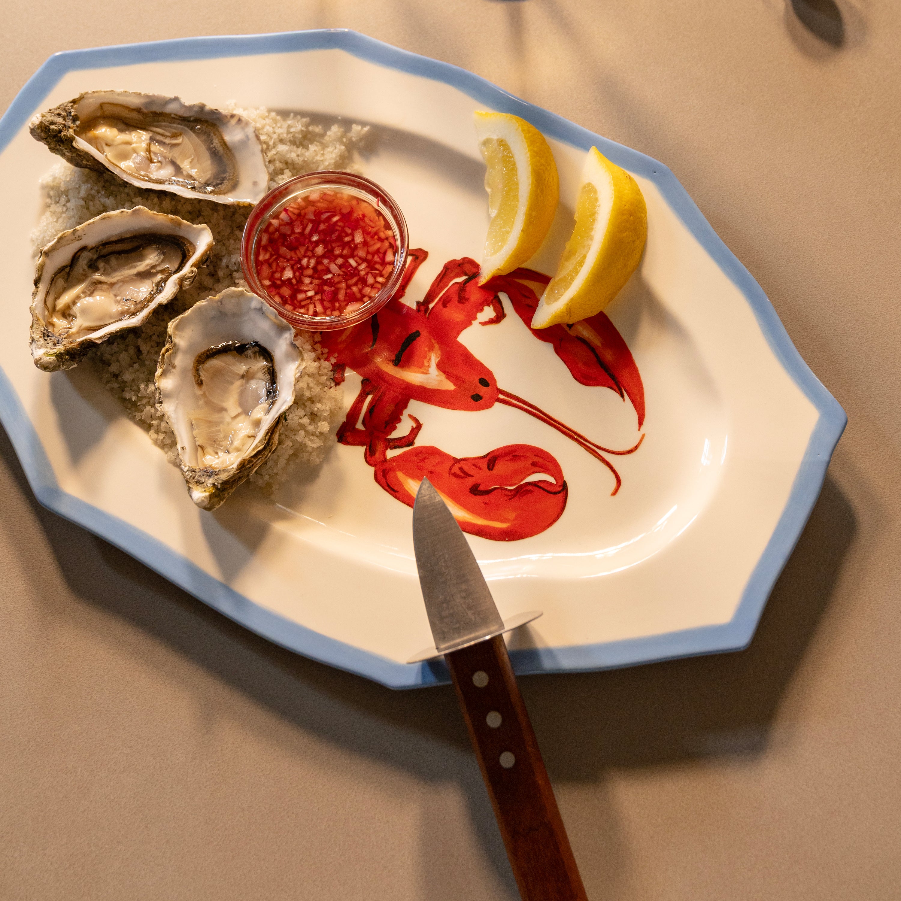 &k amsterdam SirÃ¨ne Serveerschaal - Lobster