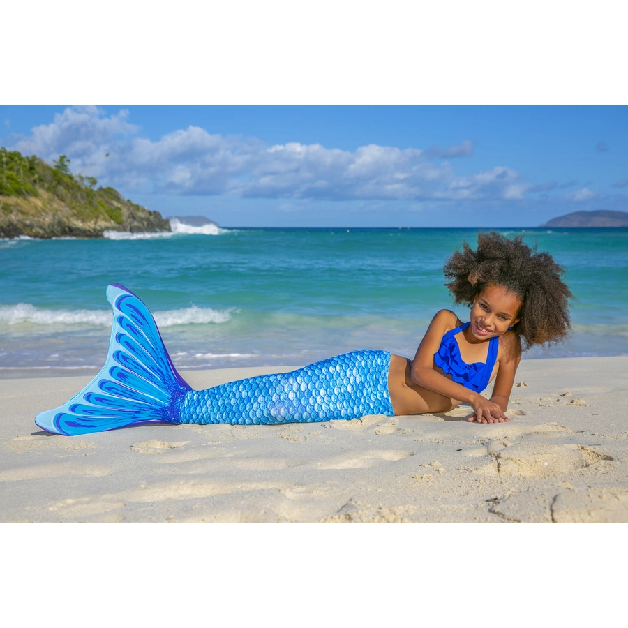 XTREM Toys and Sports - FIN FUN Meerjungfrau Mermaidens Original LXL, blau